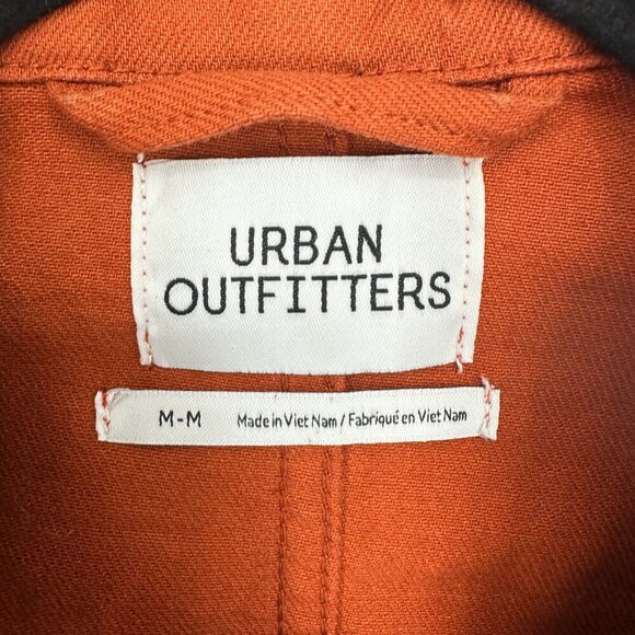 Urban Outfitters Gigi Cropped Gas Jacket Little Fires Everywhere Rust Medium - Picture 9 of 12